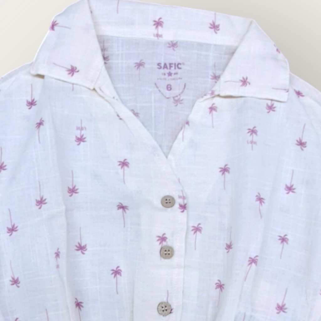 Blusa niña entesortada.