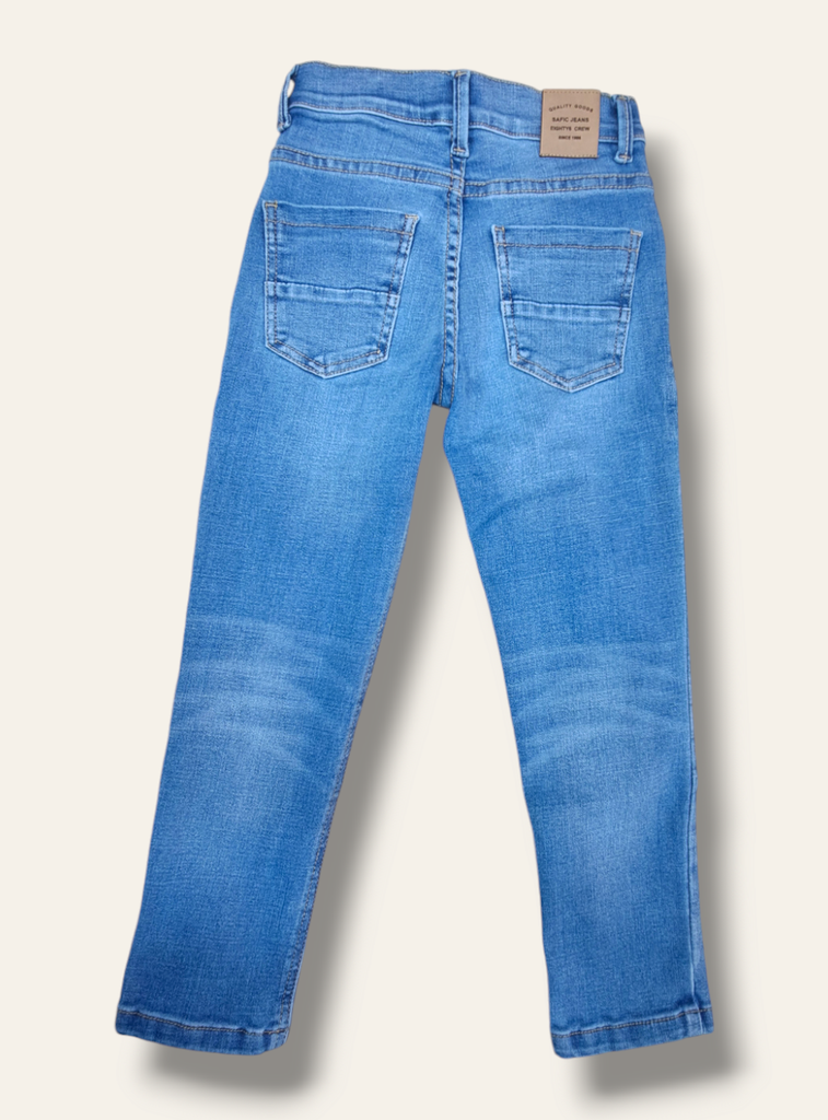Jeans clásico con sistema ajustable de cintura 