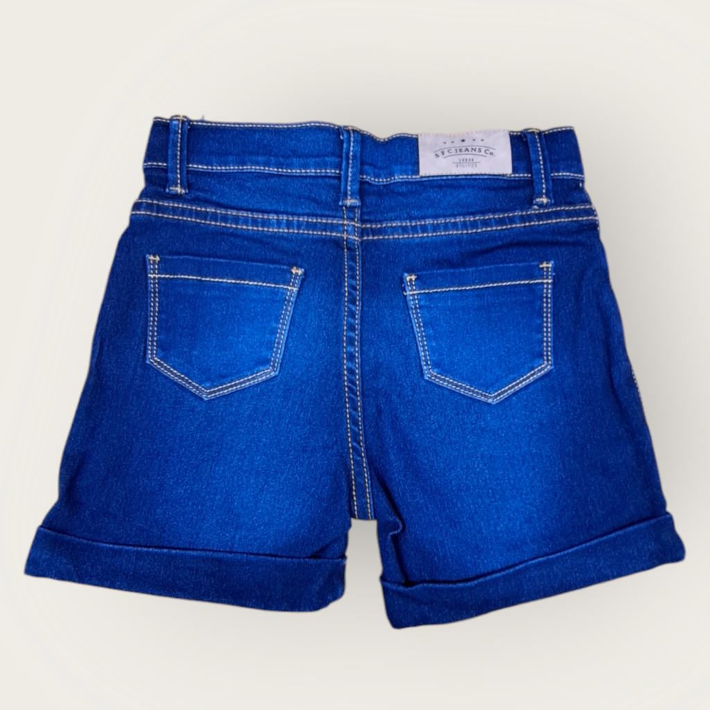 Short niña sistema ajustable en cintura 