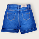 Short niña tono medio sistema ajustable en cintura 