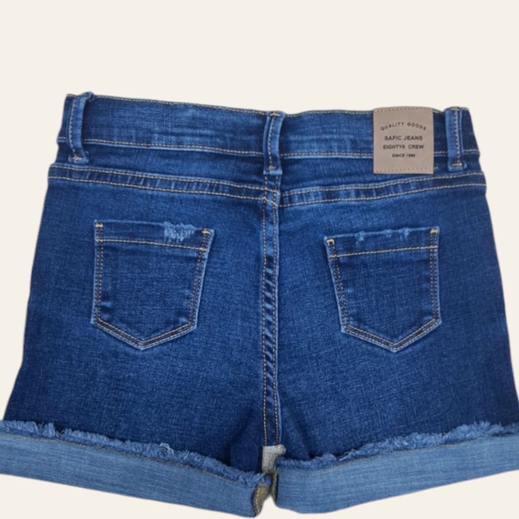 Short niña sistema ajustable en cintura 