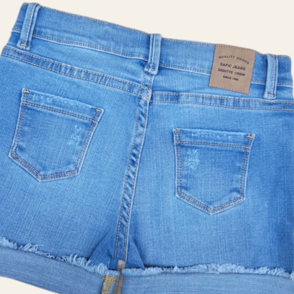 Short niña sistema ajustable en cintura 