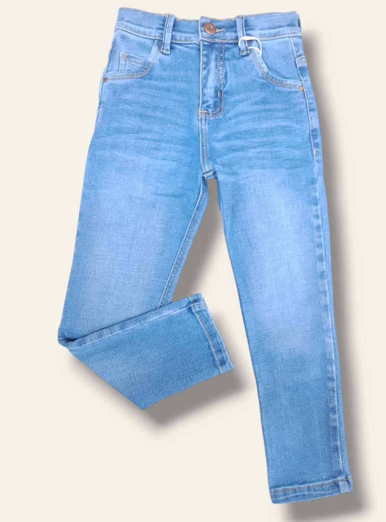Jeans clásico con sistema ajustable de cintura 