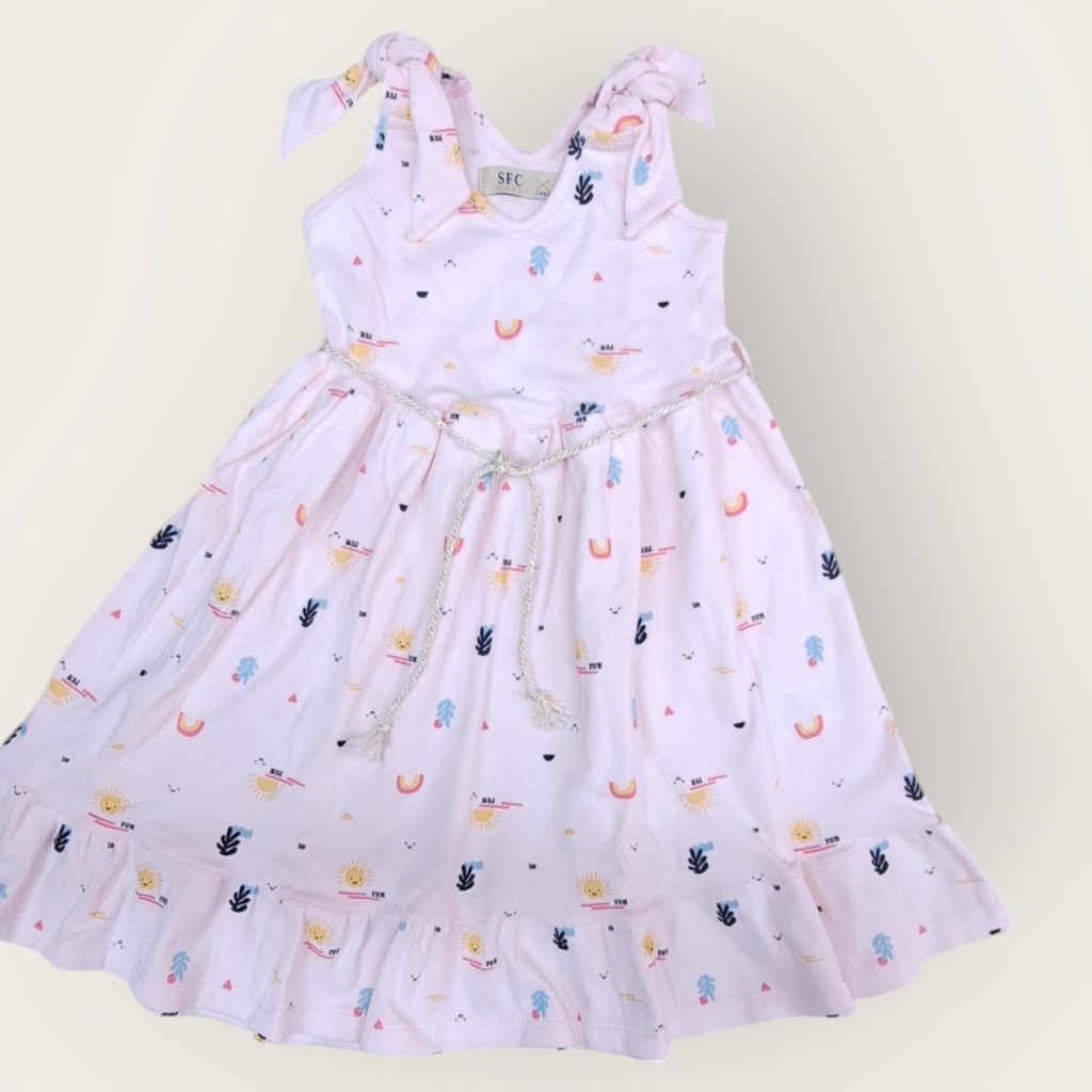 Vestido en rib.