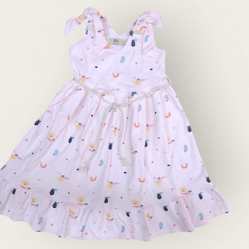Vestido en rib.