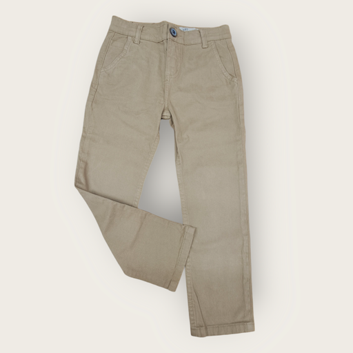 Pantalón en dril sistema ajustable en cintura 
