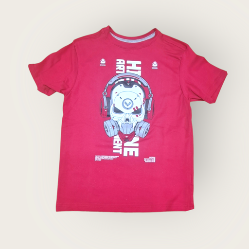 Camiseta cuello redondo estampado frente 