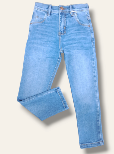 Jeans clásico con sistema ajustable de cintura 