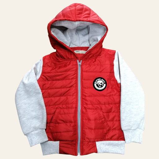 Chaqueta mangas combinada