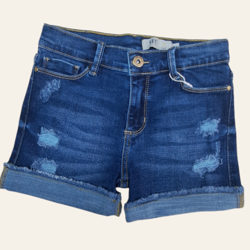 Short niña sistema ajustable en cintura 