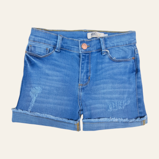 Short niña sistema ajustable en cintura 